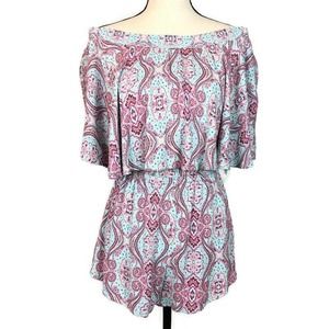 Show Me Your Mumu Paisley Rosarita Romper Playsuit